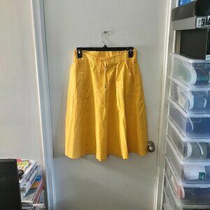 Women's Kancy Kole (Yellow) A-Line Midi Skirt - NEW with Tags - Size XL